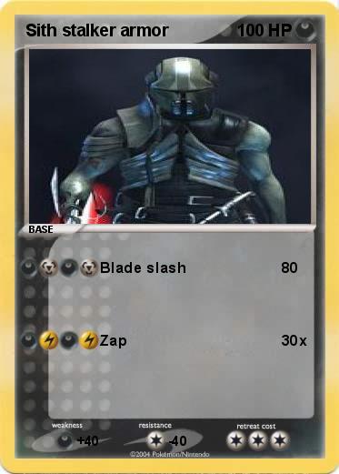 Pokemon Sith stalker armor