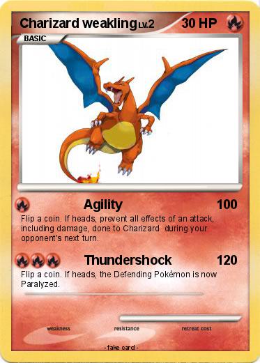 Pokemon Charizard weakling