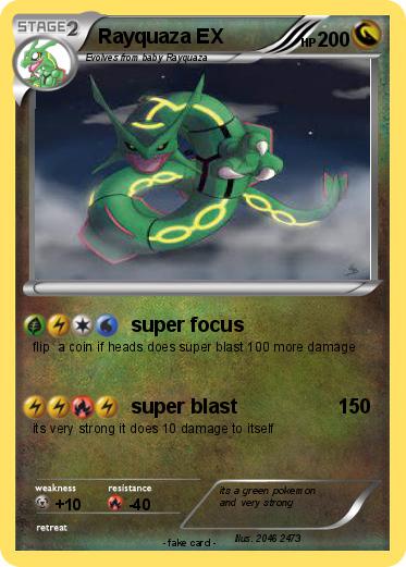 Pokemon Rayquaza EX