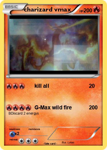 Pokemon charizard vmax