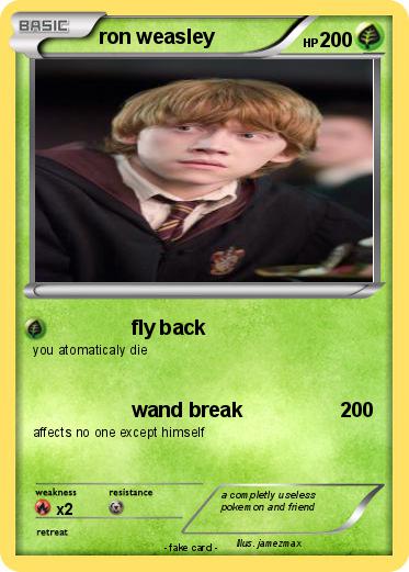 Pokemon ron weasley