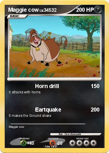 Pokemon Maggie cow