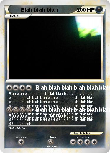 Pokemon Blah blah blah