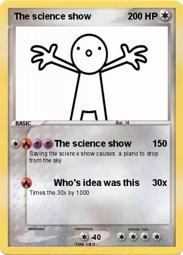 Pokemon The science show