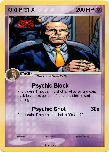 Pokemon Old Prof X
