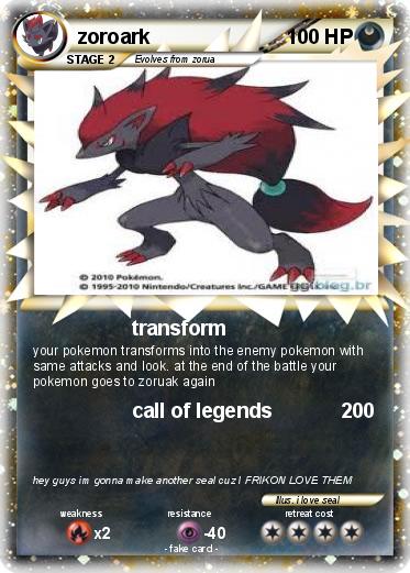 Pokemon zoroark
