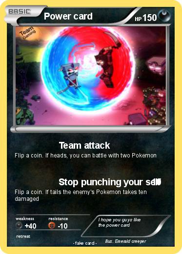 Pokemon Power card