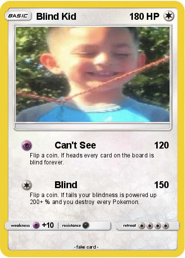 Pokemon Blind Kid
