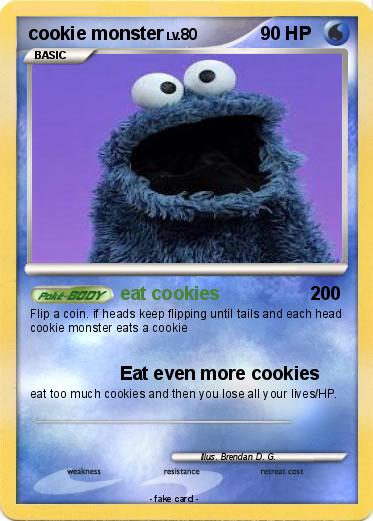 Pokemon cookie monster