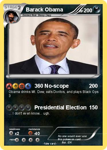 Pokemon Barack Obama