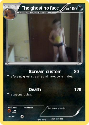Pokemon The ghost no face