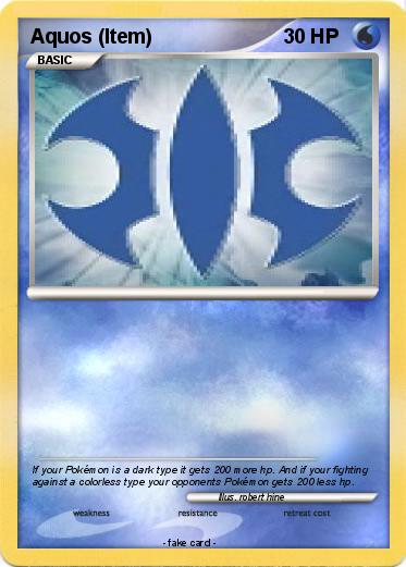 Pokemon Aquos (Item)