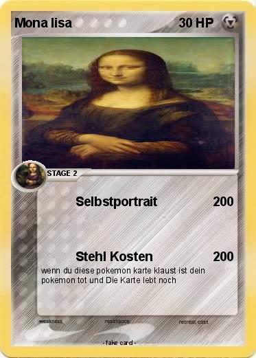 Pokemon Mona lisa