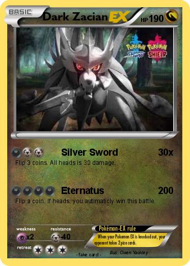 Pokemon Dark Zacian