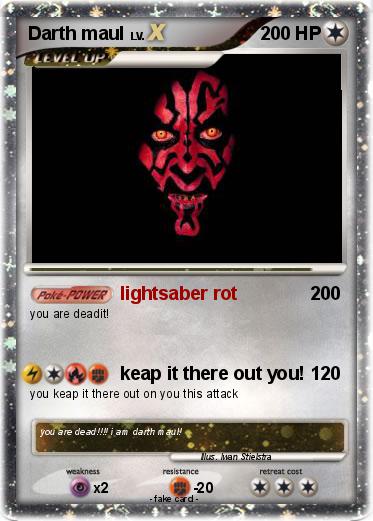 Pokemon Darth maul