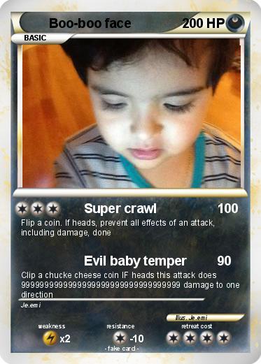 Pokemon Boo-boo face