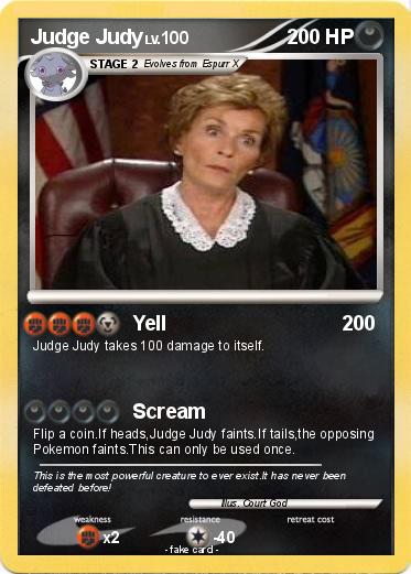 Pokemon Judge Judy