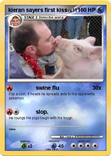 Pokemon kieran sayers first kiss