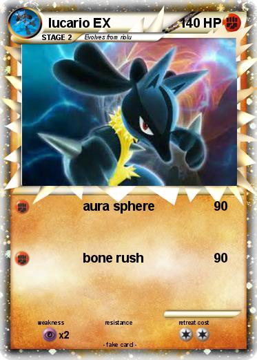 Pokemon lucario EX