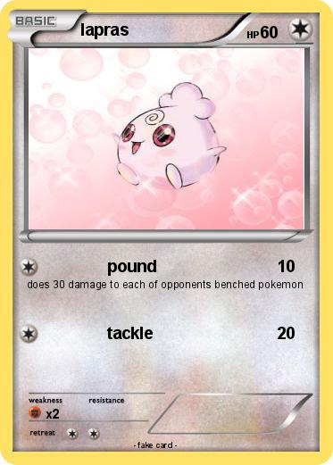 Pokemon lapras