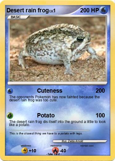 Pokemon Desert rain frog