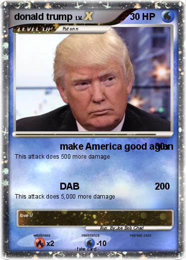 Pokemon donald trump