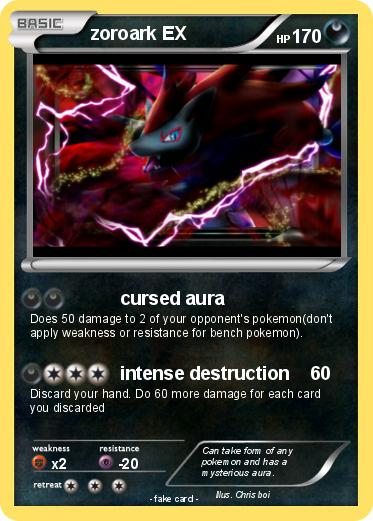 Pokemon zoroark EX