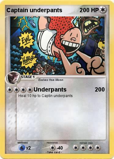 Pokemon Captain underpants