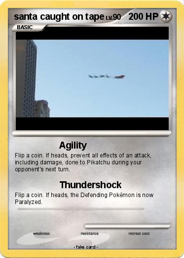 Pokemon santa caught on tape