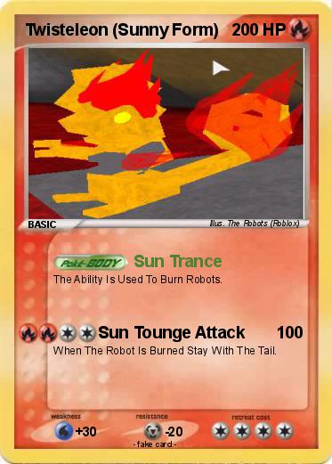 Pokemon Twisteleon (Sunny Form)