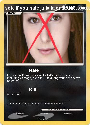 Pokemon vote if you hate julia lalonde