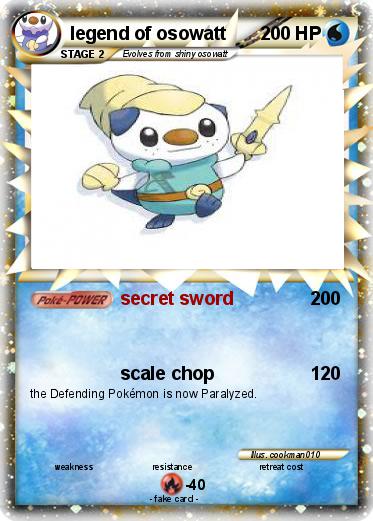 Pokemon legend of osowatt
