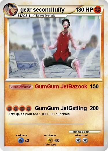 Pokemon gear second luffy