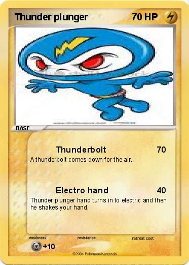 Pokemon Thunder plunger