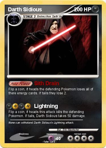 Pokemon Darth Sidious
