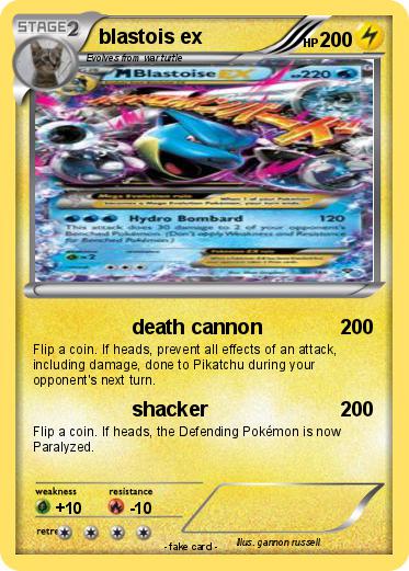 Pokemon blastois ex