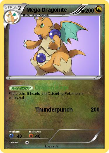 Pokemon Mega Dragonite