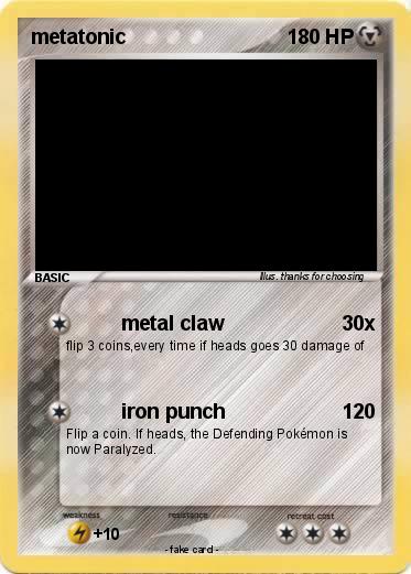 Pokemon metatonic