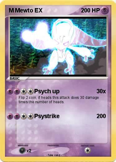 Pokemon M Mewto EX