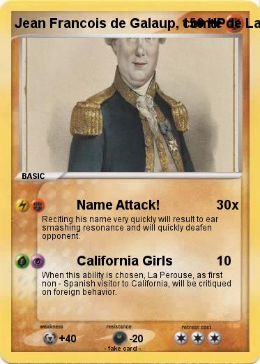 Pokemon Jean Francois de Galaup, comte de Laperouse