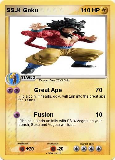 Pokemon SSJ4 Goku