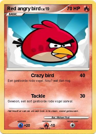 Pokemon Red angry bird