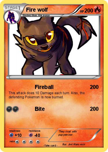 Pokemon Fire wolf