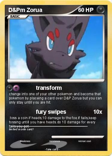 Pokemon D&Pm Zorua