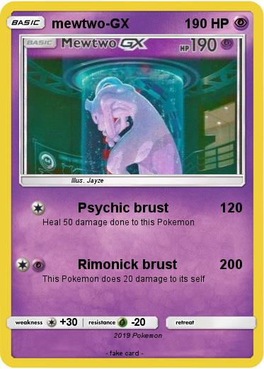 Pokemon mewtwo-GX