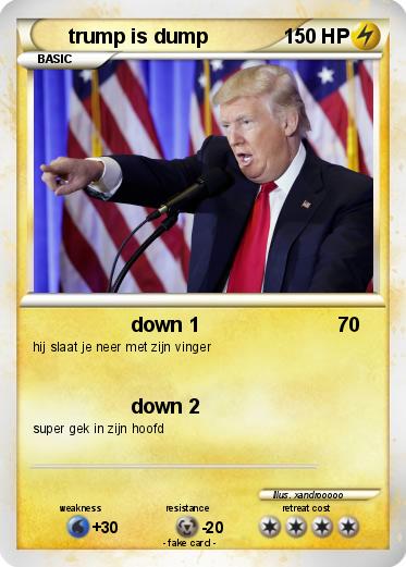 Pokemon trump is dump