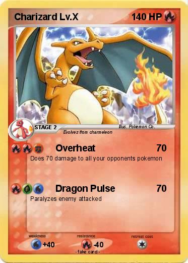 Pokemon Charizard Lv.X