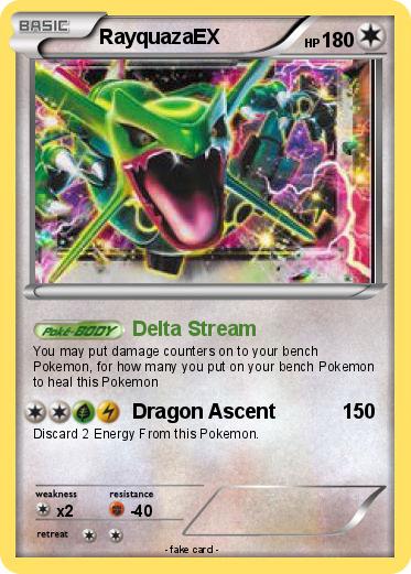 Pokemon RayquazaEX
