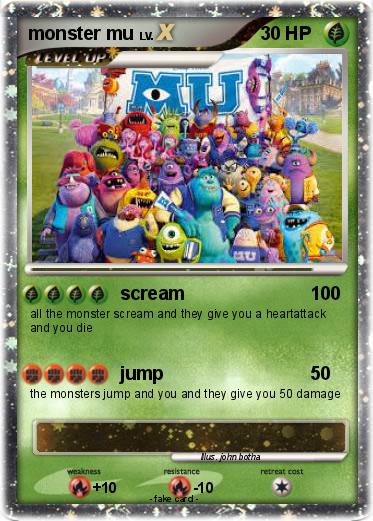 Pokemon monster mu