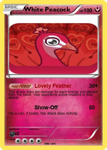 Pokemon White Peacock